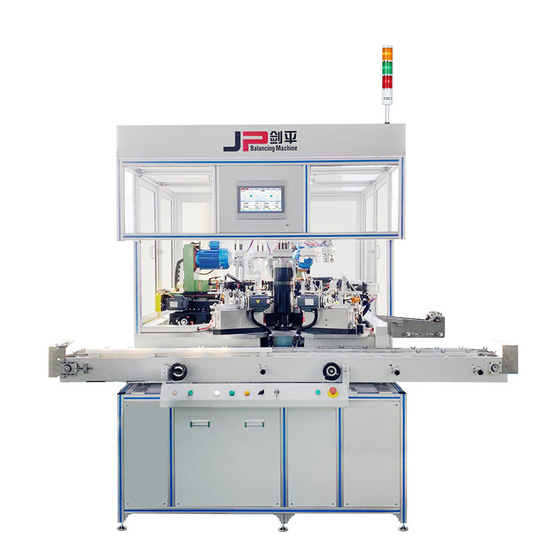 Equilibradora automática de rotor de generador de cinco estaciones