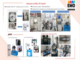EMO Hannover 2023 Jianping Balancing Machine is waiting for you