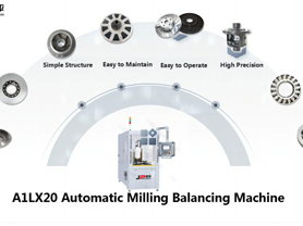 Máquina equilibradora automática de fresado vertical A1LX20