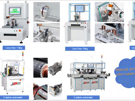 Máquina equilibradora manual y automática JP para rotor de motor eléctrico