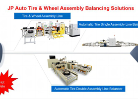 Línea de balanceo automático de montaje de llantas, solo para calidad de vida