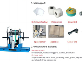 Accesorios para máquinas equilibradoras JP Solicite repuestos para máquinas equilibradoras