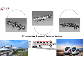 Máquina de equilibrio dinámica del cigüeñal del tren de tránsito ferroviario de 5T CRRC