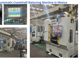 Equilibradora automática de cigüeñal JP Equilibrado dinámico de cigüeñal