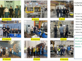 Servicios posventa de la máquina equilibradora dinámica JP (01-06 2025)